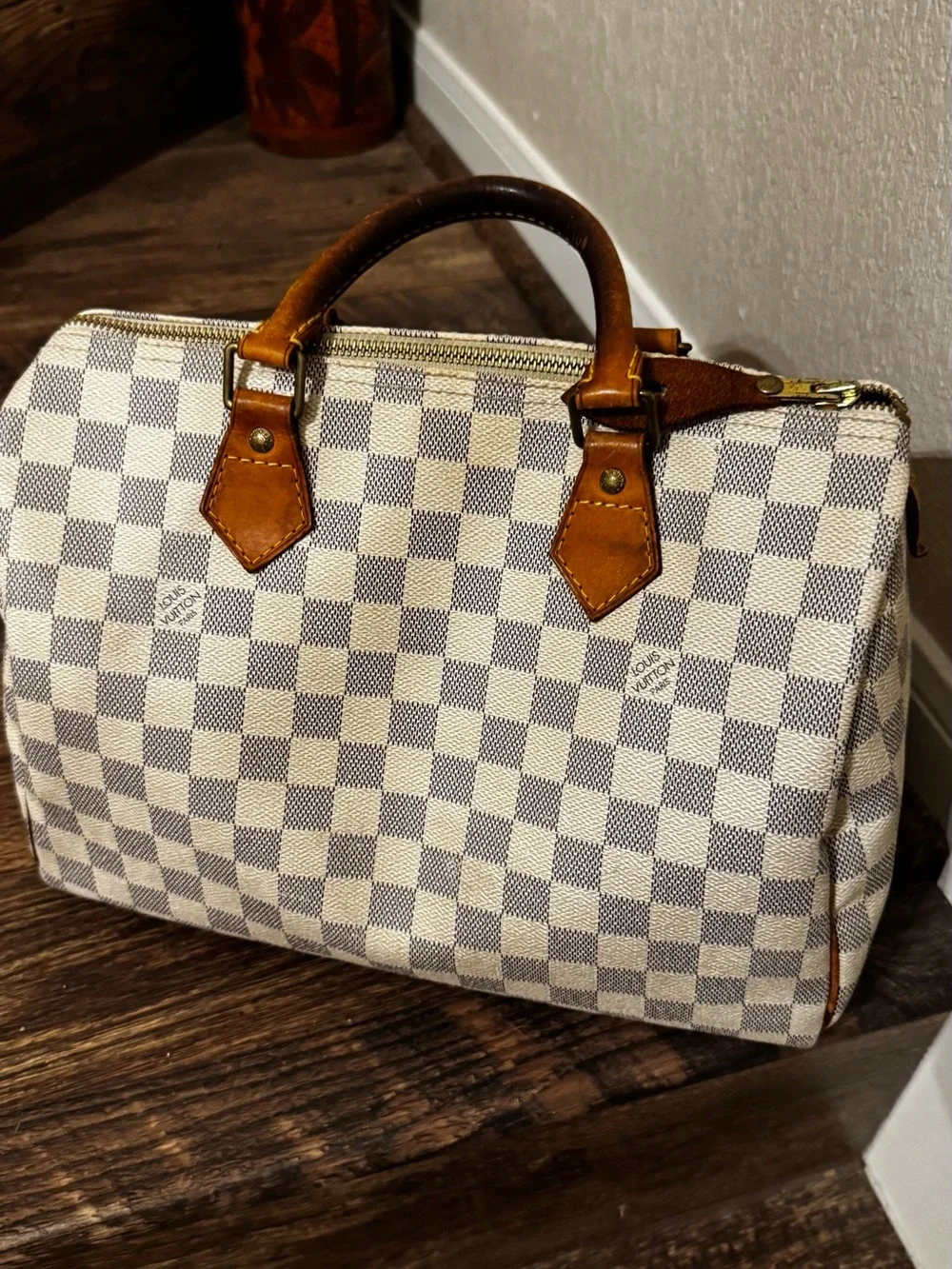 Louis Vuitton Damier Azur Satchel 30